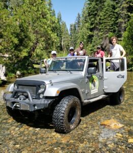 Creek Crossing on 4x4 Jeep Tour