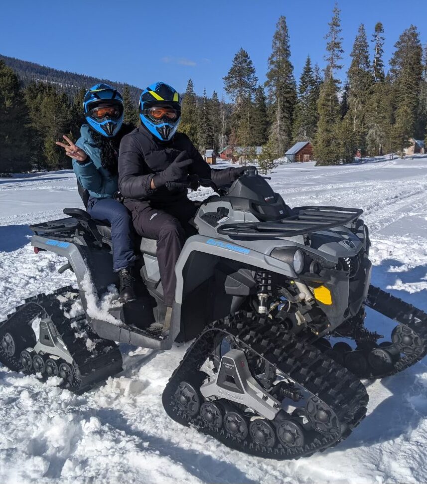 Snow track tours near Yosemite